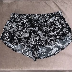 Clothed Floral Print Shorts